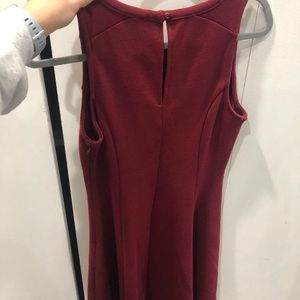 Red fitted dress from Old Navy